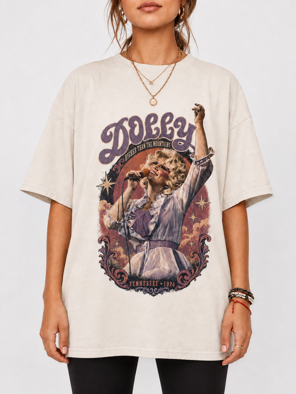Dolly "Higher Than The Mountains" Oversized T-Shirt