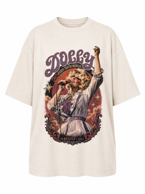 Dolly "Higher Than The Mountains" Oversized T-Shirt